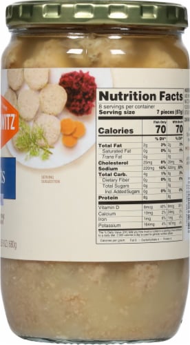 Manischewitz Fishlets in Liquid Broth Perspective: right