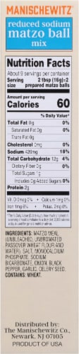 Manischewitz® Reduced Sodium Matzo Ball Mix Perspective: right