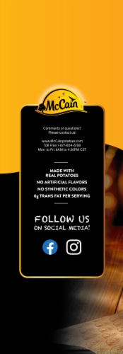 McCain Craft Beer Battered Fries, Frozen Potatoes Perspective: right