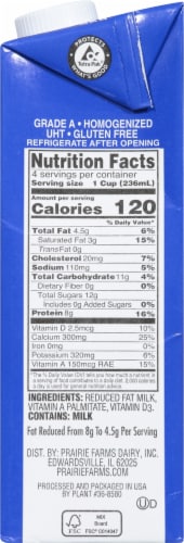 Prairie Farms Dairy Fresh 2% Milk Perspective: right