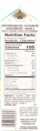 Prairie Farms Low Fat Buttermilk Perspective: right