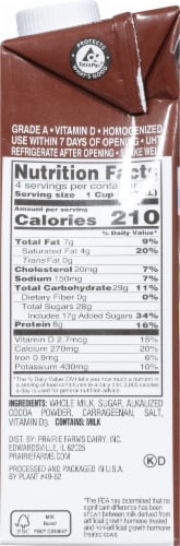 Prairie Farms Whole Chocolate Milk Perspective: right