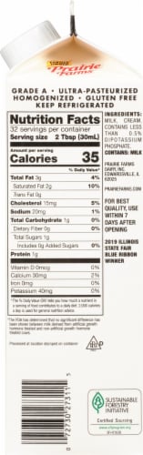 Prairie Farms Ultra-Pasteurized Half & Half Perspective: right