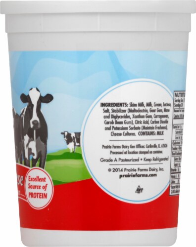 Prairie Farms Small Curd Cottage Cheese Perspective: right
