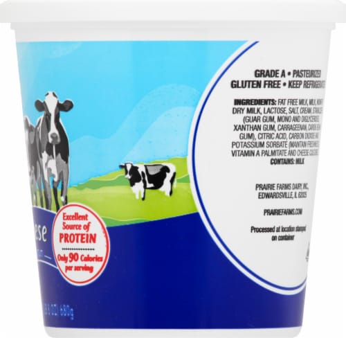 Prairie Farms® Low Fat 2% Milkfat Cottage Cheese Perspective: right