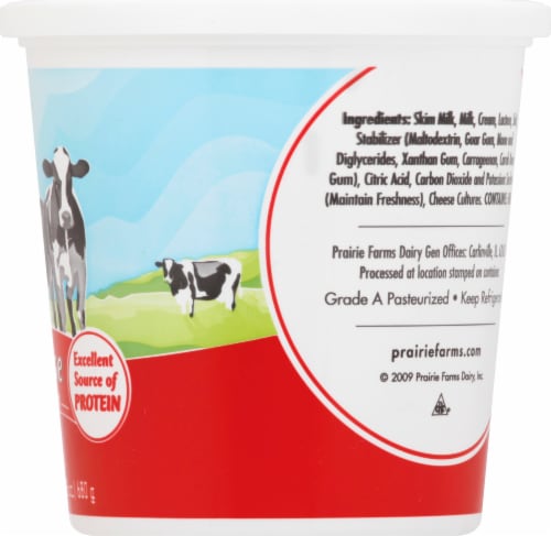 Prairie Farms Small Curd Cottage Cheese Perspective: right