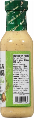 Virginia Brand Vidalia Onion Vinegarette Dressing Perspective: right