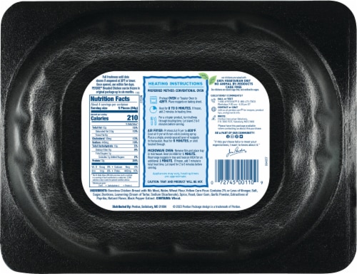 Perdue Refrigerated Breaded Chicken Breast Nuggets Perspective: right
