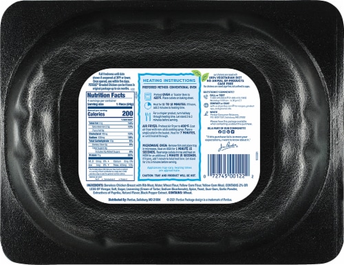Perdue Refrigerated Fully Cooked Breaded Chicken Breast Cutlets Perspective: right
