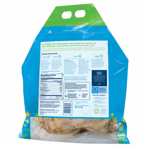 PERDUE® No Antibiotics Ever Fresh Oven Ready Whole Seasoned Roaster Perspective: right