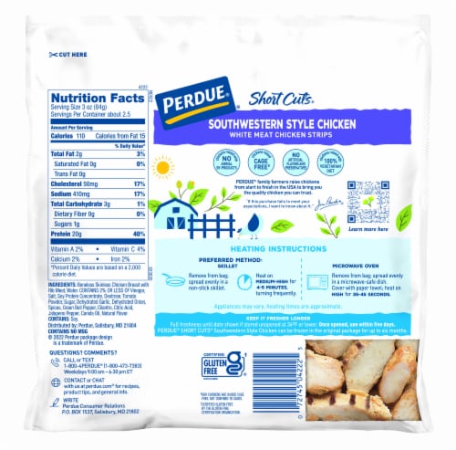 Perdue® Short Cuts® Southwestern Style Chicken Strips Perspective: right