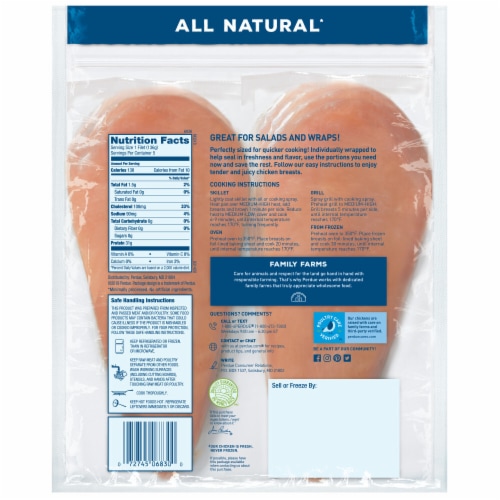 Perdue® Perfect Portions® Individually Wrapped Boneless Skinless Chicken Breast Perspective: right