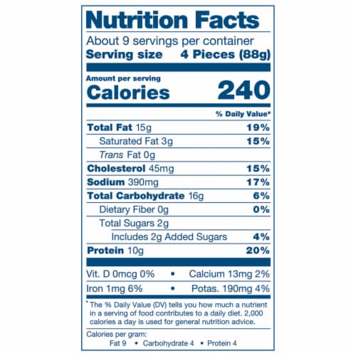 Perdue Fun Shaped Frozen Fully Cooked Chicken Breast Sea Creatures Nuggets Perspective: right