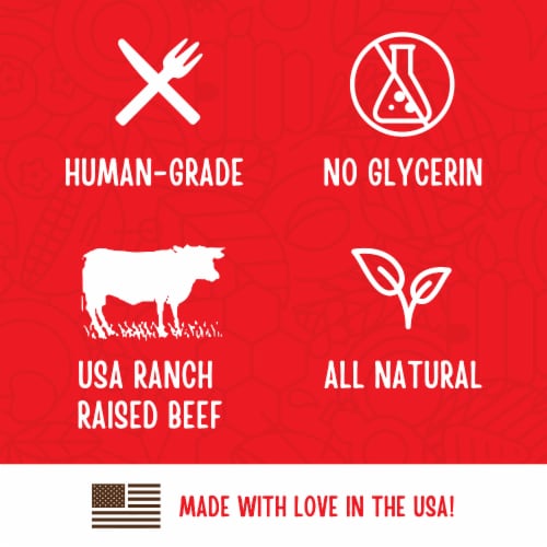 Full Moon® All Natural Human Grade Dog Treats, Essential Beef Jerky Tenders Perspective: right