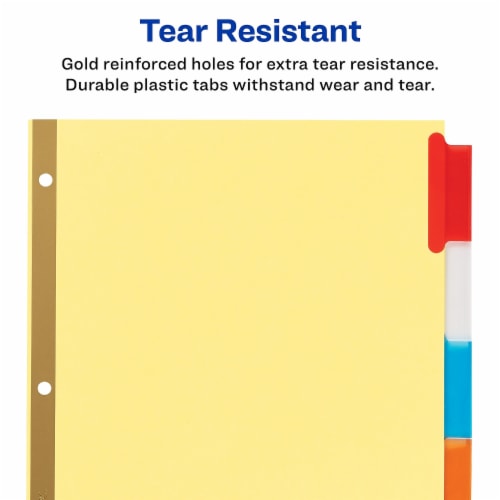 Avery Big Tab Insertable Dividers Perspective: right