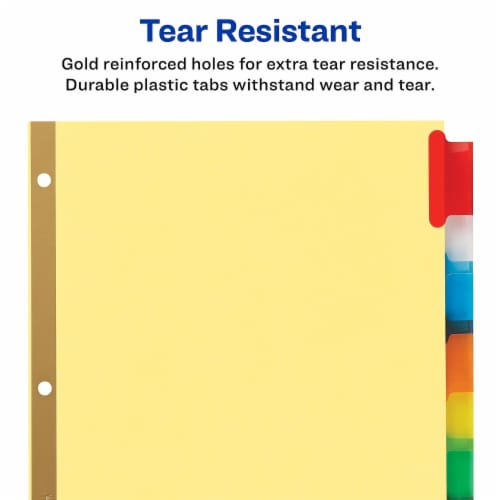 Avery Insertable Big Tab™ Binder Dividers Perspective: right