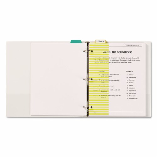 Avery Tabbed Snap-In Bookmark Plastic Dividers - Assorted Perspective: right