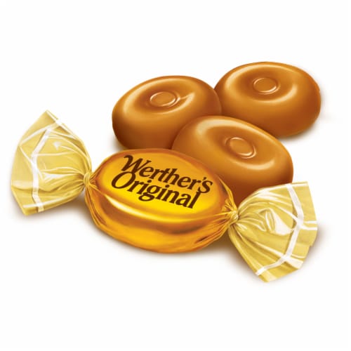 Werthers Original Hard Caramel Candy Perspective: right