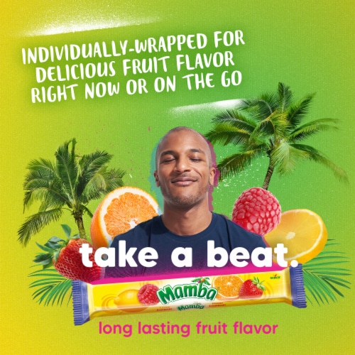 Mamba® Fruit Chews Chewy Candy Stick Pack Perspective: right