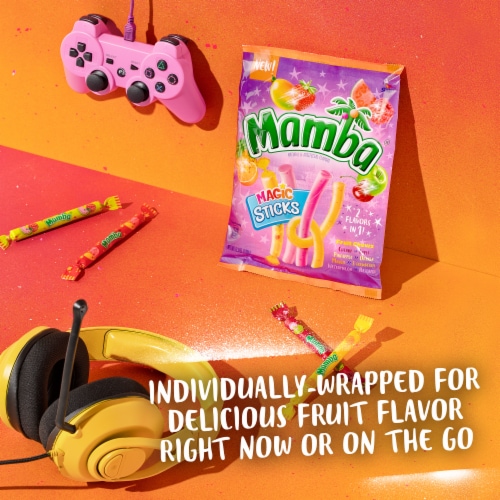 Mamba® Magic Sticks Fruit Chewy Candy Sticks Perspective: right