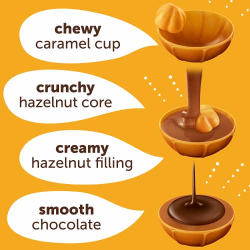 Toffifay Hazelnut Chocolate Caramel Candy Box Perspective: right