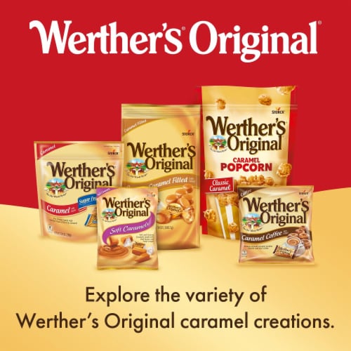 Werther's® Original® Sea Salt & Pretzel Carmel Popcorn Pouch Perspective: right