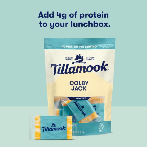 Tillamook® Colby-Jack Snack Cheese Perspective: right