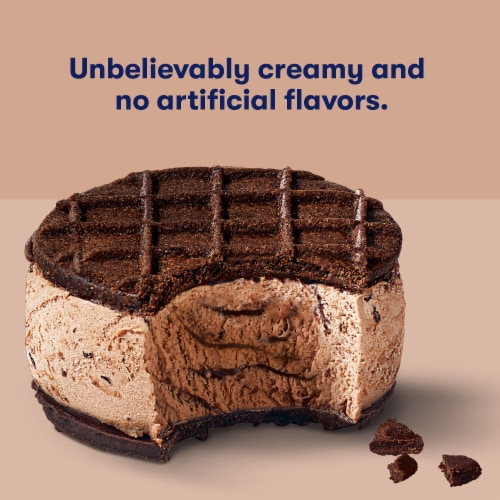 Tillamook Chocolate Mudslide Ice Cream Sandwiches Perspective: right