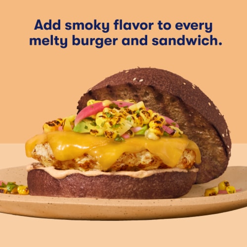 Tillamook Smoked Medium Cheddar Sliced Cheese Perspective: right