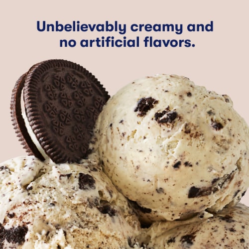 Tillamook Cookies & Cream Ice Cream Tub Perspective: right