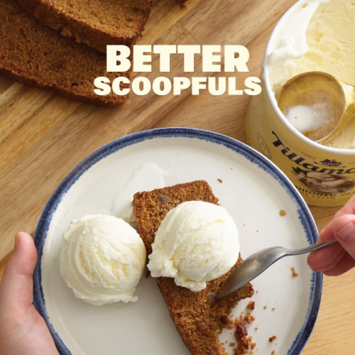 Tillamook Old-Fashioned Vanilla Ice Cream Tub Perspective: right
