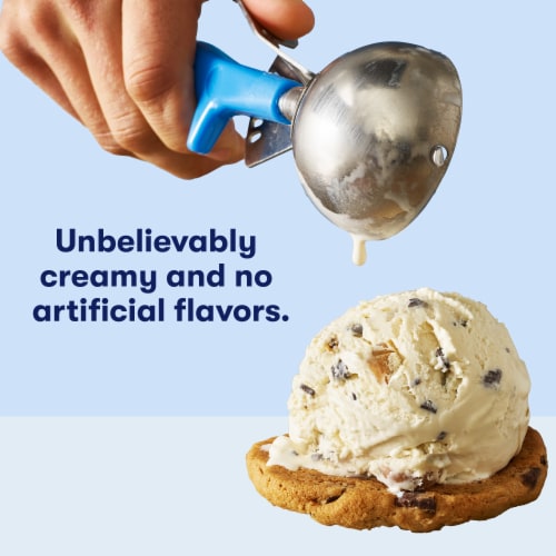 Tillamook Chocolate Chip Cookie Dough Ice Cream Tub Perspective: right