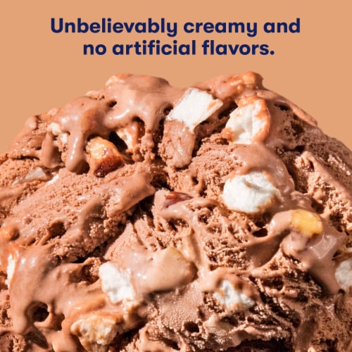 Tillamook Rocky Road Ice Cream Tub Perspective: right