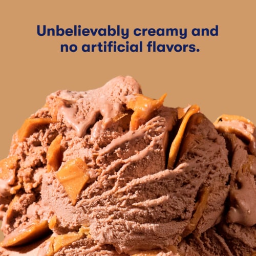 Tillamook Chocolate Peanut Butter Ice Cream Tub Perspective: right