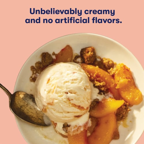 Tillamook Peaches & Cream Ice Cream Perspective: right