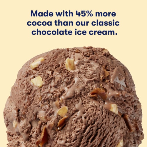 Tillamook Chocolate Collection Dark Chocolate Hazelnut Ice Cream Tub Perspective: right