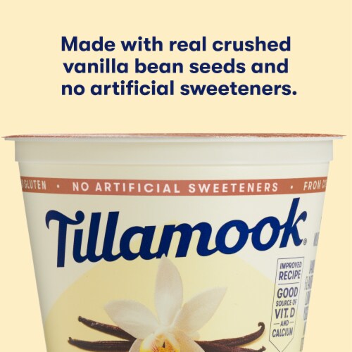 Tillamook Vanilla Bean Low Fat Yogurt Cup Perspective: right