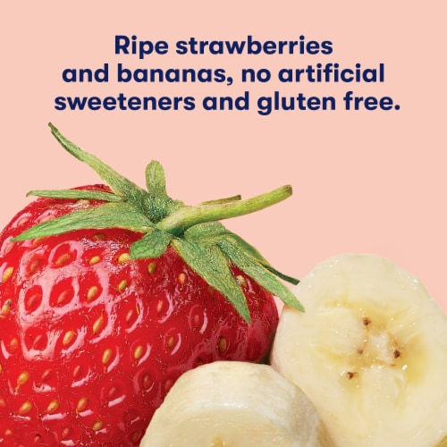 Tillamook Good and Creamy Strawberry Banana Low Fat Yogurt Cup Perspective: right