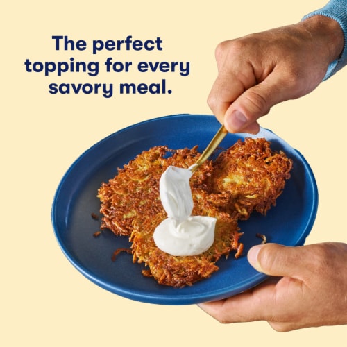 Tillamook Cultured Reduced Fat Sour Cream Perspective: right
