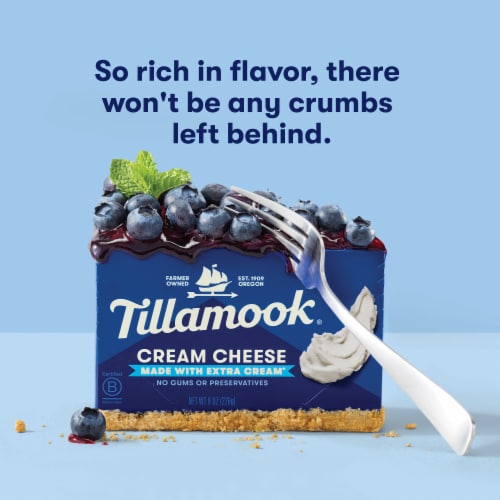 Tillamook Brick Cream Cheese Perspective: right