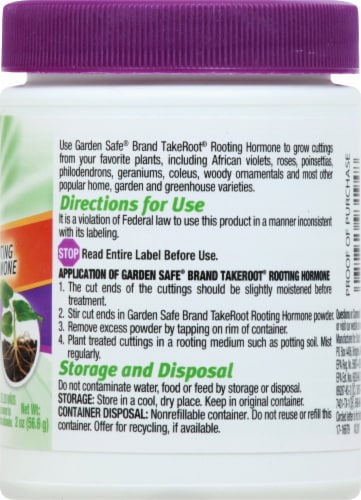 Garden Safe® TakeRoot Rooting Hormone Perspective: right