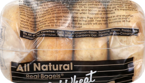 Bagels Forever Whole Wheat Bagels Perspective: right