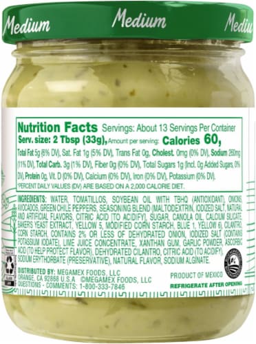 Herdez® Medium Avocado Dip Perspective: right