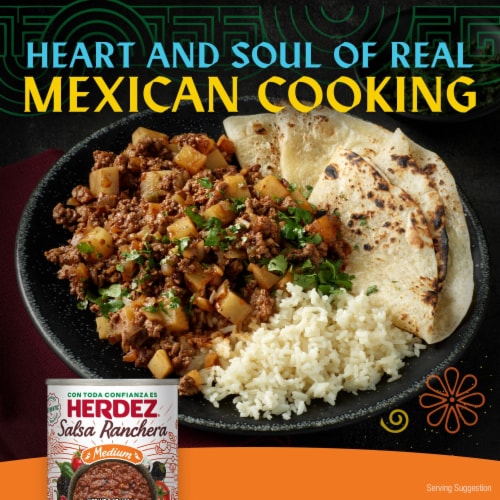 Herdez® Salsa Ranchera Canned Salsa Medium, 7 Oz. Perspective: right