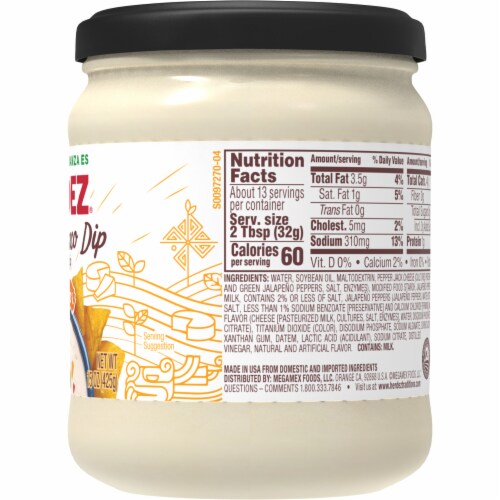 Herdez® Queso Blanco Dip Perspective: right