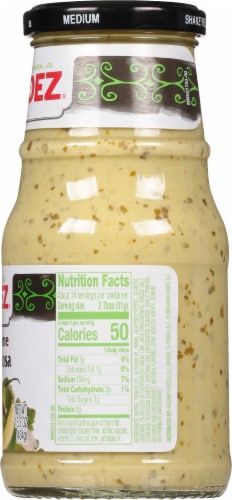 Herdez® Medium Cilantro Lime Salsa Cremosa Perspective: right