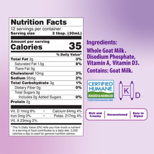 Meyenberg™ Evaporated Goat Milk with Vitamin D Perspective: right