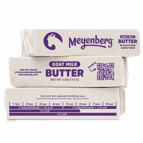 Meyenberg® European Style Goat Milk Butter - LIghtly Salted Perspective: right