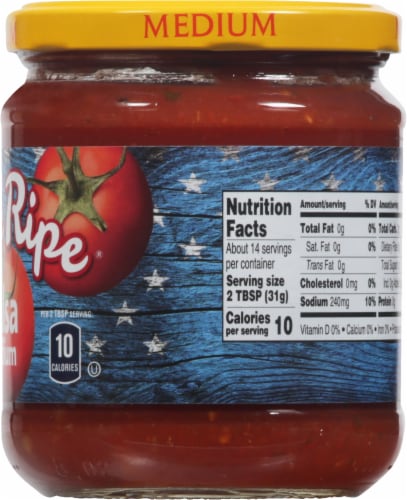 Vine Ripe Medium Salsa Perspective: right