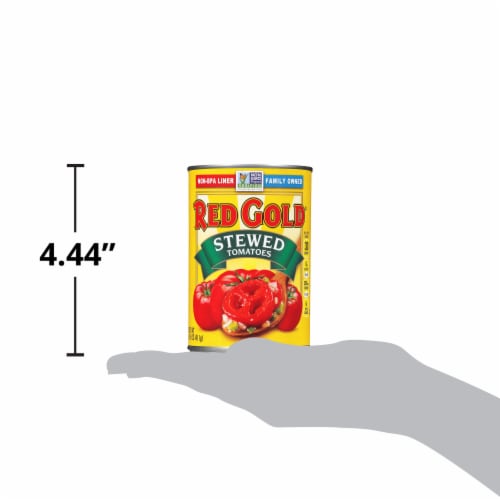 Red Gold® Stewed Tomatoes Perspective: right